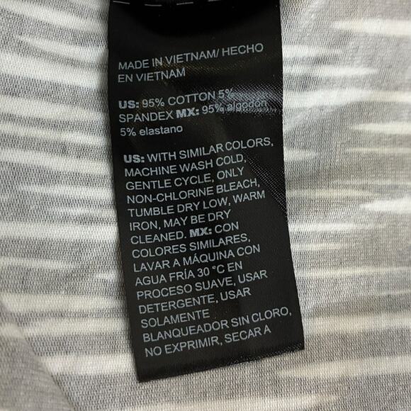 Chico's Dress Womens Size 3 (XL) Midi Monochrome Stretch Dolman Sleeve Side Tie - Picture 6 of 8